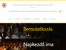 Tablet Screenshot of csaladiskola.hu